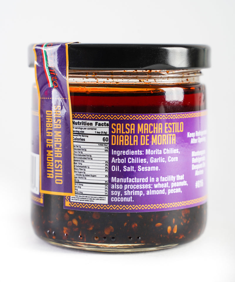 Salsa Macha de Chile Morita